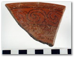 AZC 179 - Black-on-Orange Variant H - Molcajete